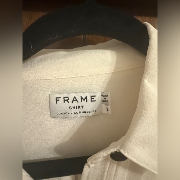 FRAME Denim Tuxedo Top  SIZE: SMALL - Picture 13 of 16